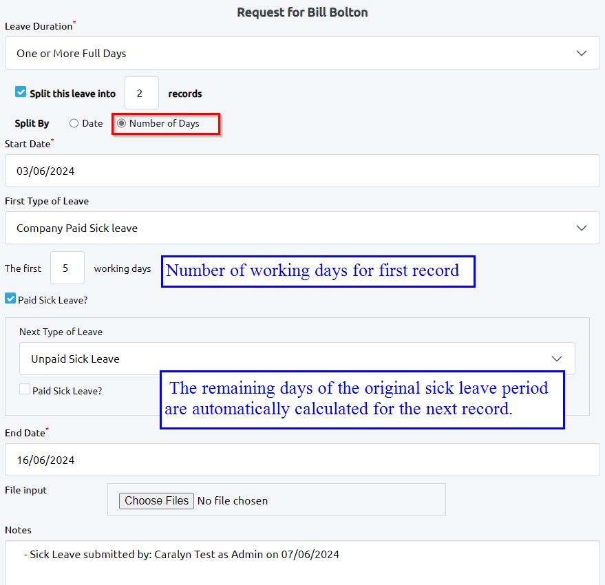 Sgli Example Leave Managing and Editing Employee Sick Leave
