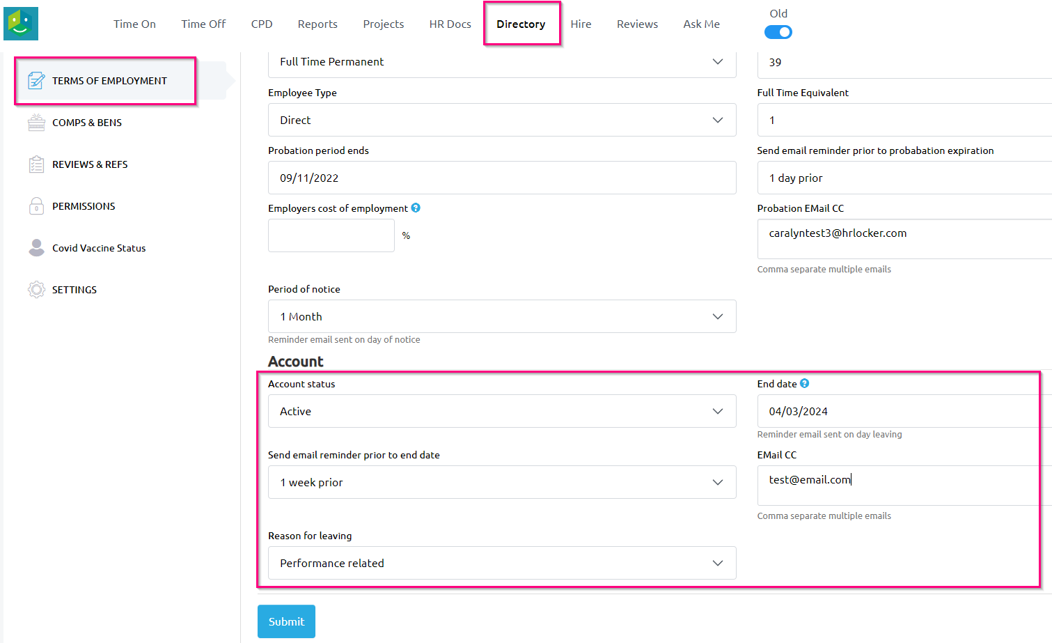 Workday Terminate Button How to terminate an employee